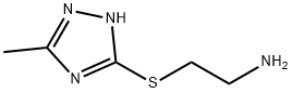 2-(5-METHYL-2H-[1,2,4]TRIAZOL-3-YLSULFANYL)-ETHYLAMINE Structure