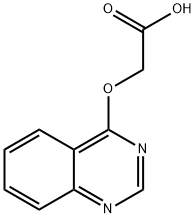 2-(喹唑啉-4-基氧基)乙酸, 842959-64-2, 结构式