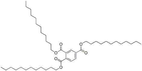 1,2,4-Benzenetricarboxylic acid tridodecyl ester Struktur