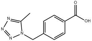 4-(5-METHYL-TETRAZOL-1-YLMETHYL)-BENZOIC ACID Struktur