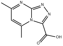 5,7-二甲基[1,2,4]三唑并[4,3-A]嘧啶-3-羧酸, 842972-32-1, 结构式