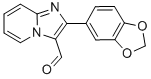 2-BENZO[1,3]DIOXOL-5-YL-IMIDAZO[1,2-A]PYRIDINE-3-CARBALDEHYDE 结构式