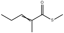 methyl pent-2-enethioate 结构式