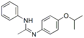 N2-(p-Isopropoxyphenyl)-N1-phenylacetamidine 结构式