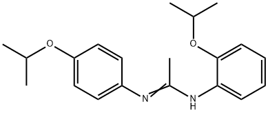 N1-(o-Isopropoxyphenyl)-N2-(p-isopropoxyphenyl)acetamidine Struktur