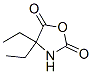 2,5-Oxazolidinedione,  4,4-diethyl- Struktur