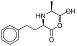 (-)-N-[1-(R)-Ethoxycarbonxyl-3-phenylpropyl]-L-alanine Struktur