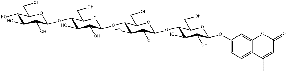 4-METHYLUMBELLIFERYL-§-D-CELLOTETROSIDE, 84325-19-9, 结构式