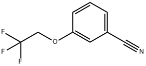 3-(2,2,2-trifluoroethoxy)benzonitrile Struktur