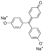 4-[bis(p-hydroxyphenyl)methylene]cyclohexa-2,5-dien-1-one, disodium salt Structure