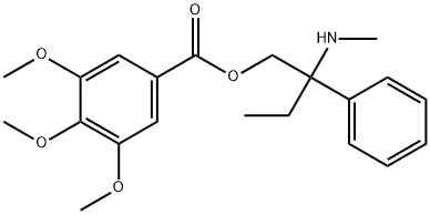 N-去甲盐酸曲美布汀, 84333-59-5, 结构式