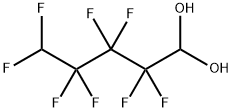 1H,5H-OCTAFLUOROPENTANAL HYDRATE Structure