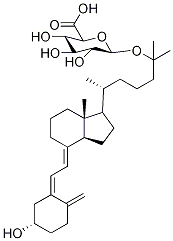 5-HydroxyvitaMin D3 25-Glucuronide 结构式