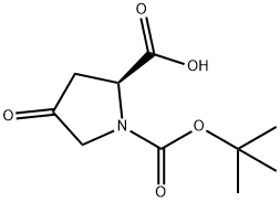 N-Boc-4-oxo-L-proline Structure