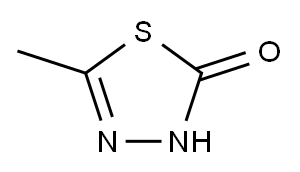 5-甲基-1,3,4-噻二唑-2-醇, 84352-65-8, 结构式