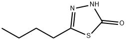 1,3,4-Thiadiazol-2(3H)-one,  5-butyl- 结构式