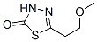 1,3,4-Thiadiazol-2(3H)-one,  5-(2-methoxyethyl)- Struktur