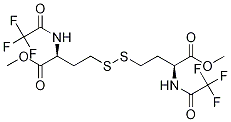 N,N'-Bis(trifluoroacetyl)-L-hoMocystine DiMethyl Ester Struktur