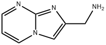 (イミダゾ[1,2-A]ピリミジン-2-イルメチル)アミン 化学構造式