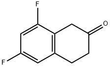6,8-Difluoro-2-tetralone Structure