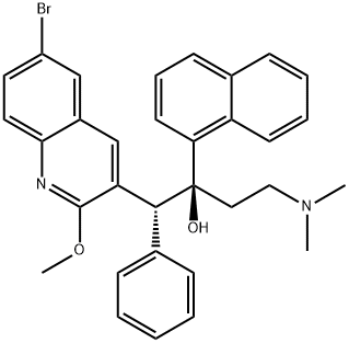 贝达喹啉,843663-66-1,结构式