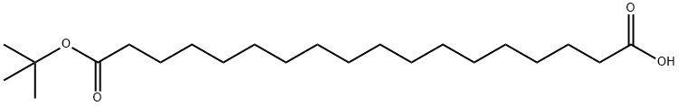 18-(tert-Butoxy)-18-oxooctadecanoic Acid Struktur