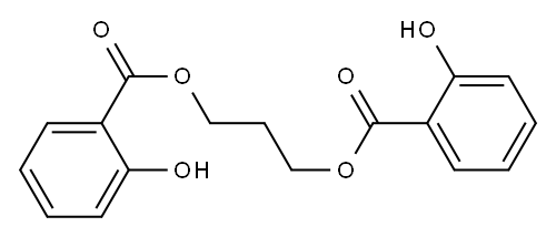 1,3-propanediyl disalicylate Structure