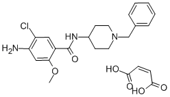 马来酸氯波必利 结构式