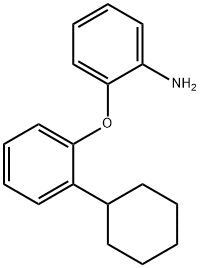 2-(2-环己基苯氧基)苯胺 结构式