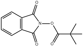 Propanoic acid, 2,2-dimethyl-, 1,3-dihydro-1,3-dioxo-2H-isoindol-2-yl ester Structure