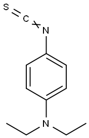 4-ジエチルアミノフェニルイソチオシアナート 化学構造式