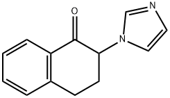 2-IMIDAZOL-1-YL-3,4-DIHYDRO-2H-NAPHTHALEN-1-ONE 结构式