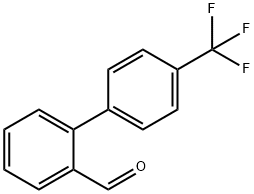 2-[4-(トリフルオロメチル)フェニル]ベンズアルデヒド 化学構造式