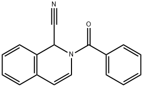 1-CYANO-2-BENZOYL-1,2-DIHYDROISOQUINOLINE 化学構造式