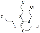 1,1,2,2-tetrakis(2-chloroethylsulfanyl)ethene 结构式
