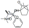 [R-(R*,S*)]-(2-hydroxy-1-methyl-2-phenylethyl)dimethylammonium (1S)-2-oxobornane-10-sulphonate 结构式