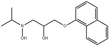 N-hydroxypropranolol 结构式
