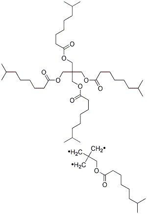二聚季戊四醇五异壬酸酯 结构式