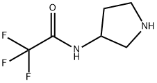 3-(トリフルオロアセトアミド)ピロリジン 塩酸塩 化学構造式