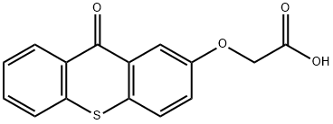 2-羧基甲氧基噻吨酮 结构式
