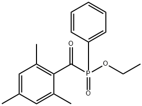 2,4,6-三甲基苯甲酰基苯基膦酸乙酯,84434-11-7,结构式