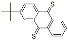 2-(1,1-ジメチルエチル)-9,10-アントラセンジチオン 化学構造式