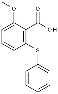 6-(phenylthio)-o-anisic acid Structure