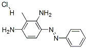 3-(phenylazo)toluene-2,6-diamine monohydrochloride Struktur
