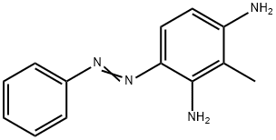 2-methyl-6-(phenylazo)benzene-1,3-diamine Structure