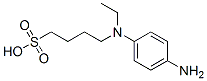4-[(4-aminophenyl)ethylamino]butane-1-sulphonic acid Structure