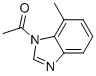 1H-Benzimidazole,1-acetyl-7-methyl-(9CI) 结构式