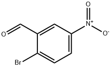 2-ブロモ-5-ニトロベンズアルデヒド 化学構造式
