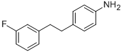 BENZENAMINE, 4-[2-(3-FLUOROPHENYL)ETHYL]- Struktur