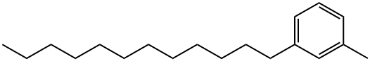 3-Dodecyltoluene Struktur
